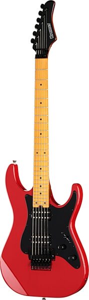 Kramer Volante HHFR Electric Guitar (with Gig Bag), Defender Red, Action Position Back