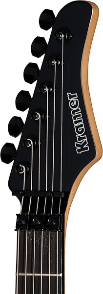Kramer Volante Quilt HSFR Electric Guitar (with Gig Bag), Aqua Burst, Action Position Back