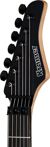 Kramer Volante Quilt HSFR Electric Guitar (with Gig Bag), Magenta Burst, Action Position Back