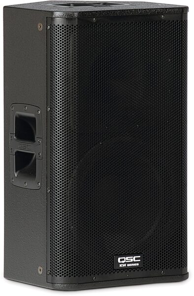 QSC KW122 2-Way Powered Loudspeaker (1000 Watts, 1x12"), USED, Blemished, Angle