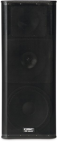QSC KW153 3-Way Powered Loudspeaker (1000 Watts, 1x15"), Single Speaker, Front