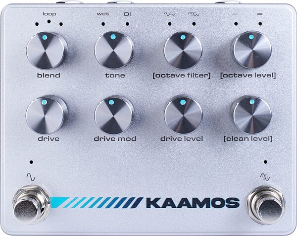 Darkglass Kaamos Bass Octaver and Distortion Pedal, New, Action Position Back