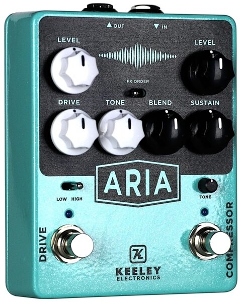 Keeley Aria Compressor and Overdrive Pedal, New, view