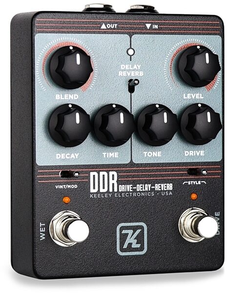 Keeley DDR Drive Delay and Reverb Pedal, New, view