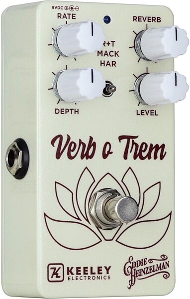 Keeley Verb-O-Trem Reverb and Tremolo Pedal, New, Action Position Back