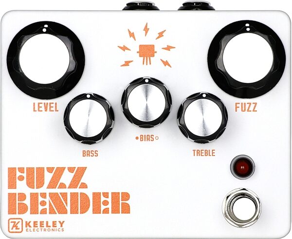 Keeley Fuzz Bender 3 Transistor Hybrid Fuzz Pedal, New, Action Position Back