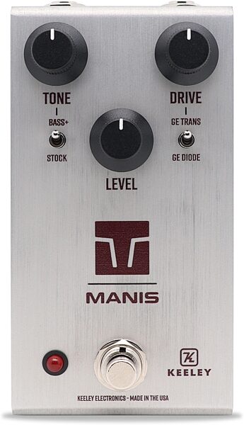 Keeley Manis Overdrive Pedal, New, Action Position Back