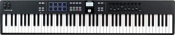 Arturia KeyLab Essential 88 Mk3 MIDI Controller Keyboard, Black, Action Position Back