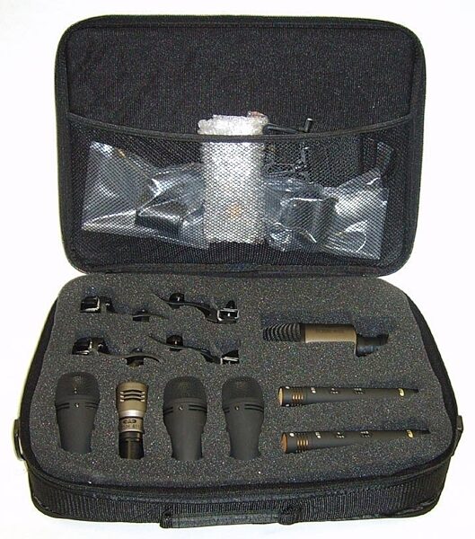 CAD PDMK7 Pro 7-Piece Drum Microphone Package, Open