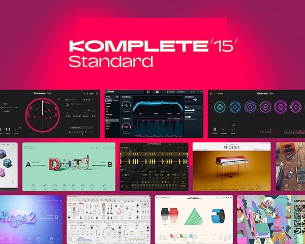 Native Instruments Komplete 15 Software, Digital Download, Action Position Back