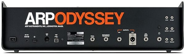 ARP Odyssey FSQ Limited Edition Analog Synthesizer with Korg SQ-1, Rear