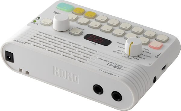 Korg KR-11 Rhythm Machine, New, Action Position Back