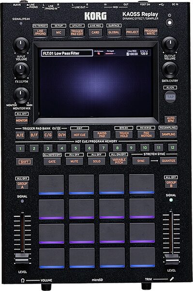 Korg KAOSS Replay Dynamic Effects Processor and Sampler, New, Action Position Back