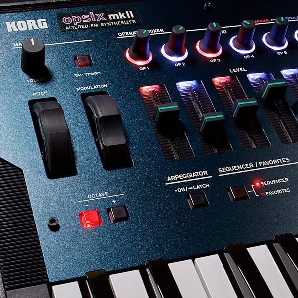 Korg Opsix MKII Keyboard Synthesizer, Warehouse Resealed, Action Position Back