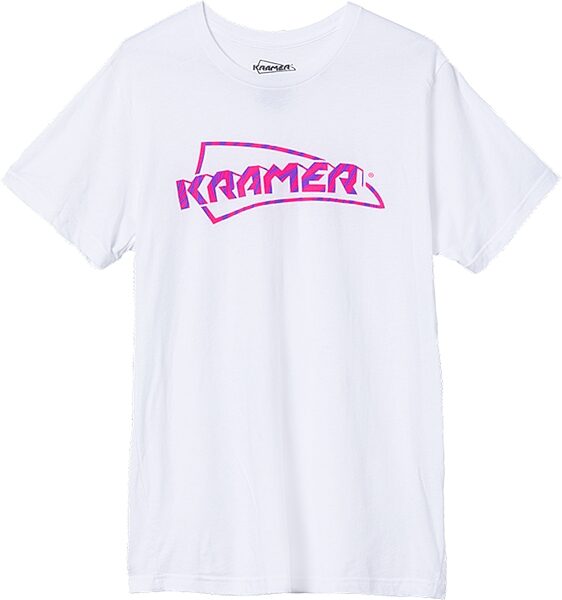 Kramer Tiger Stripe Heather T-Shirt, White, XS, Front