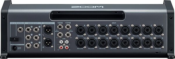 Zoom LiveTrak L-20R Portable Digital Mixer and Recorder, New, Action Position Back