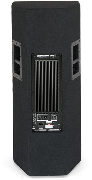 Samson L1212 Powered PA Speaker (500 Watts, 2x12 in.), Rear