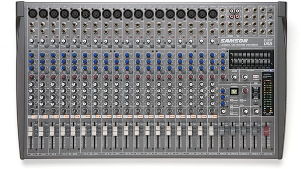 Samson L2000 20-Channel Mixer with USB Interface, Main
