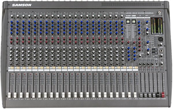 Samson L2400 24-Channel Mixer with USB Interface, Main