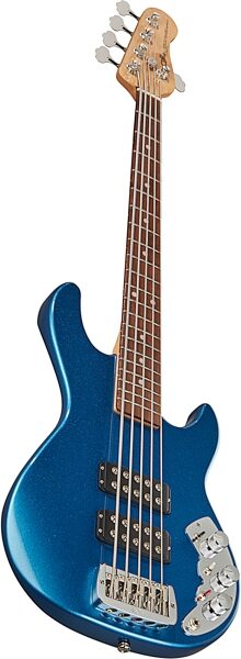 G&L CLF Research L-2500 Bass Guitar (with Case), Angled Front