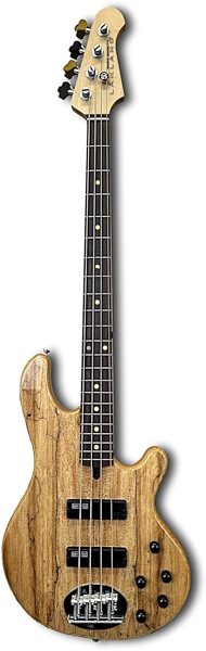 Lakland Skyline 44-01 Deluxe Spalted Electric Bass, Natural, Blemished, Action Position Back