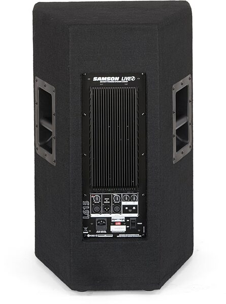 Samson Live 615 2-Way Active PA Speaker (300 Watts, 1x15 in.), Rear