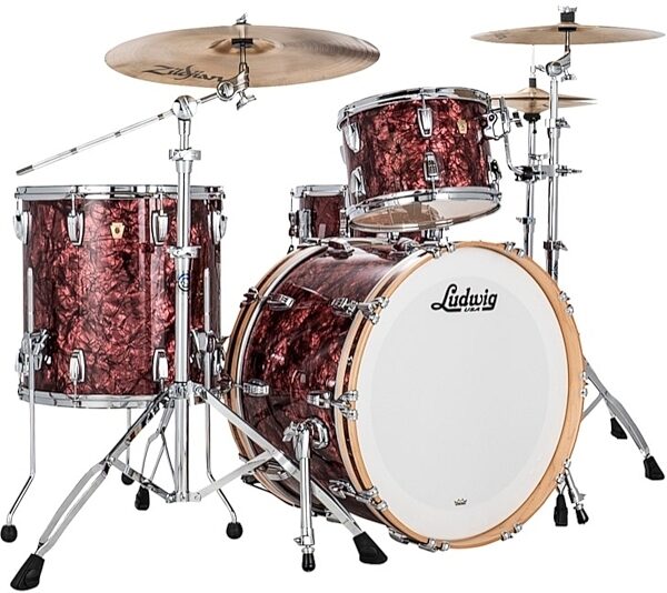 Ludwig L84233AX Classic Maple FAB Drum Shell Kit, 3-Piece, main