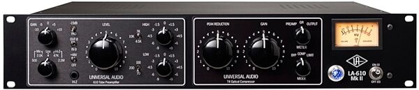 Universal Audio LA-610 MkII Classic Tube Microphone Preamplifier, Warehouse Resealed, Main
