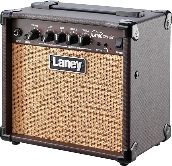 Laney LA15C Acoustic Combo Amplifier (15 Watts, 2x5"), New, Action Position Back
