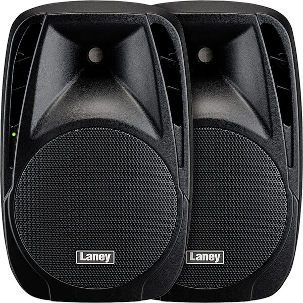Laney Audiohub AH110-G2 Powered 2-Way Speaker with Bluetooth (400 Watts, 1x10"), Pair, pack