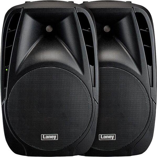 Laney Audiohub AH115-G2 Powered 2-Way Speaker with Bluetooth (800 Watts, 1x15"), Pair, pack