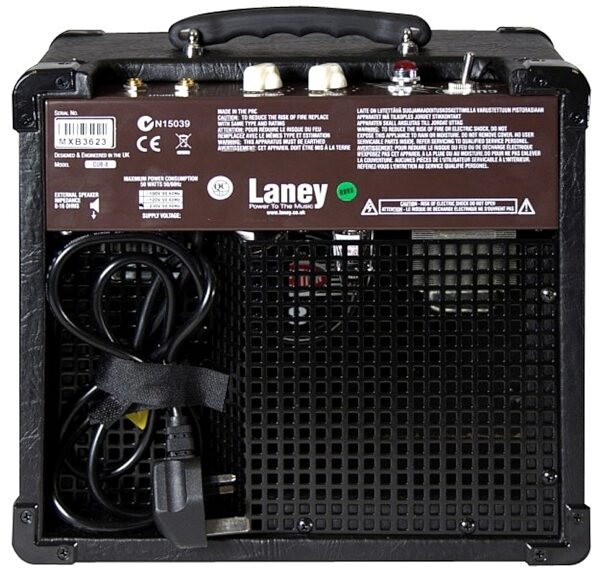 Laney CUB8 Guitar Combo Amplifier (5 Watts, 1x8"), Rear