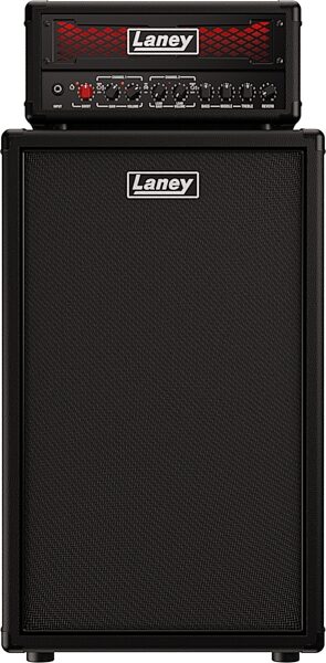 Laney IRF Dualtop Dualrig Guitar Amplifier Stack (60 Watts, 2x12" Cabinet), With Matching 2x12 Open Back Cab, Action Position Front