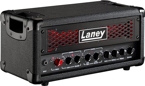 Laney IRF Dualtop Guitar Amplifier Head (60 Watts), New, Action Position Back