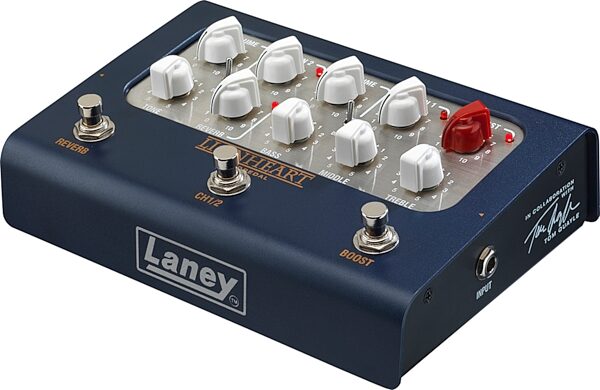 Laney Tom Quayle Lionheart LoudPedal Guitar Amp Pedal, 60 Watts, Action Position Back