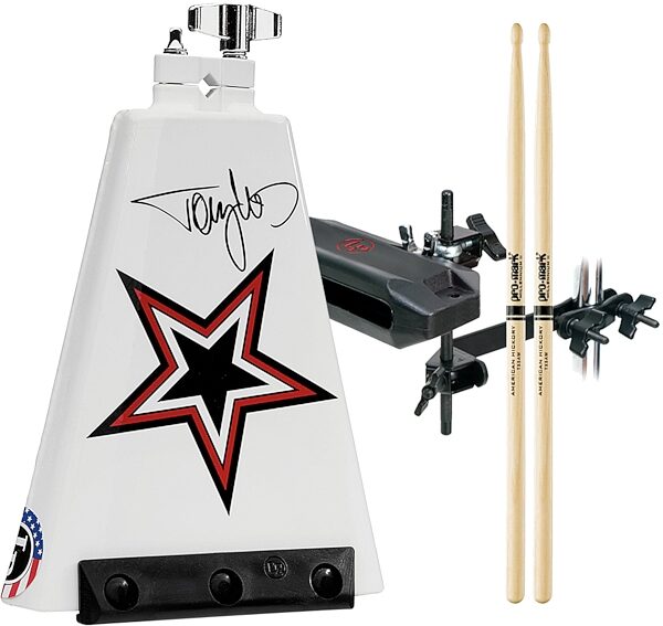 Latin Percussion LP009TL Tommy Lee Rock Star Ridge Rider Cowbell, pack