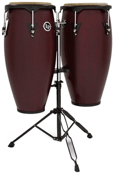 Latin Percussion LP646 City Series Congas, Dark Wood, 10 inch and 11 inch, view