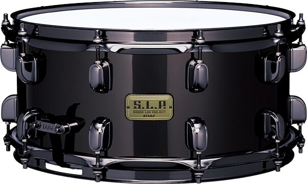 Tama SLP Black Brass Snare Drum, 6.5x14 Inch, Main
