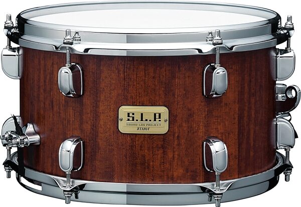 Tama S.L.P. Mod Bubinga Snare Drum LBU127, 7x12 Inch, Action Position Back