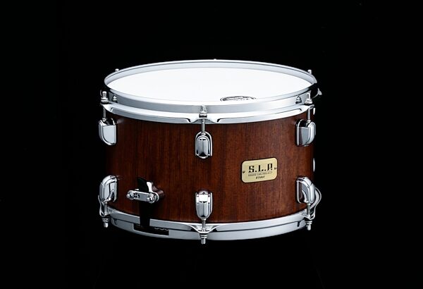 Tama S.L.P. Mod Bubinga Snare Drum LBU127, 7x12 Inch, Action Position Back