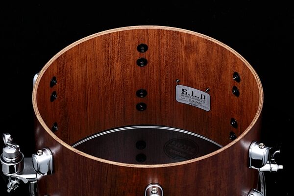 Tama S.L.P. Mod Bubinga Snare Drum LBU127, 7x12 Inch, Action Position Back