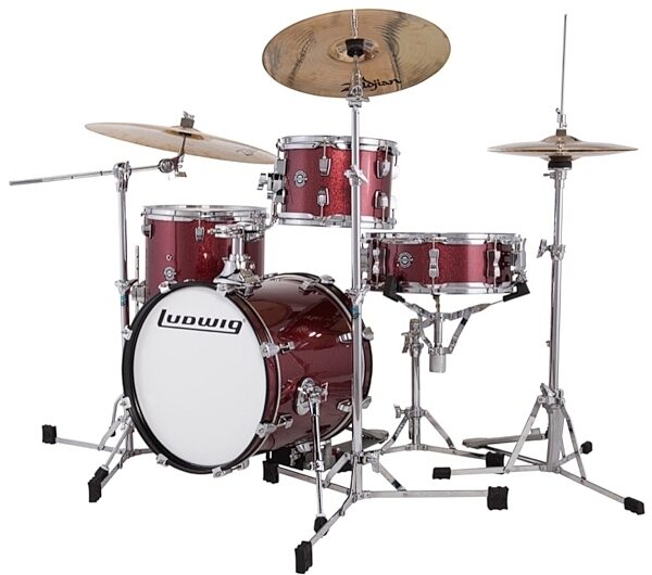 Ludwig LC179XX Breakbeats by Questlove Compact Drum Shell Kit, 4-Piece, main