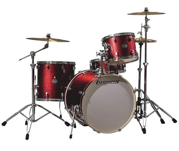 Ludwig LCF42R Element Icon Complete Drum Set, 4-Piece, Main