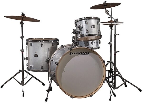 Ludwig LCF42R Element Icon Complete Drum Set, 4-Piece, Main
