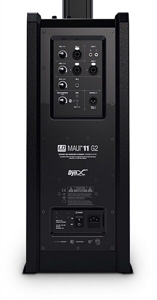 LD Systems Maui 11 G2 Portable Column PA System, Rear Detail
