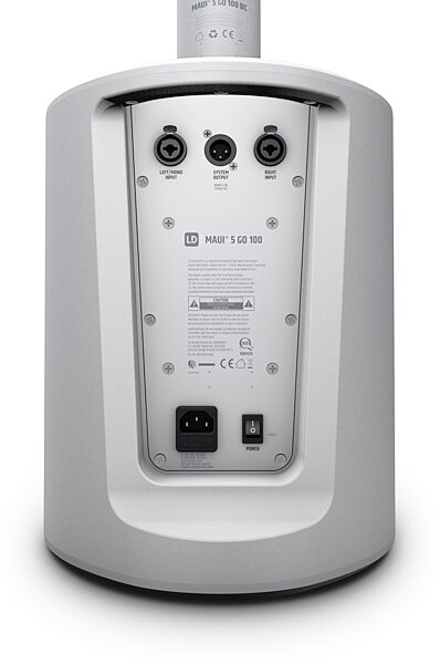 LD Systems Maui 5 GO 100 Portable Battery-Powered PA System, Action Position Back
