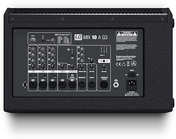 LD Systems MIX 10 A G3 Powered PA System, Action Position Back