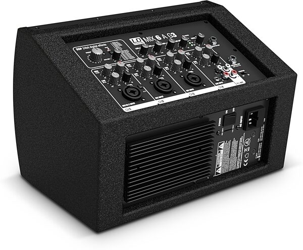LD Systems MIX 6 A G3 Powered Portable PA System, Action Position Back