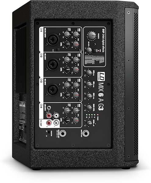 LD Systems MIX 6 A G3 Powered Portable PA System, Action Position Back