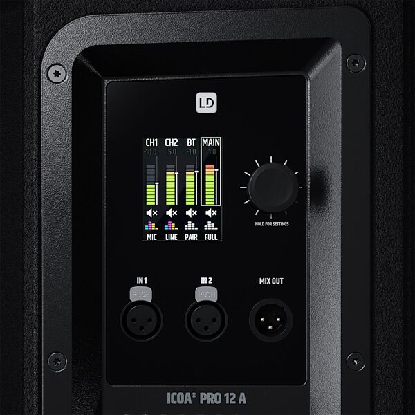 LD Systems ICOA PRO 12 A Powered Loudspeaker, New, Action Position Back